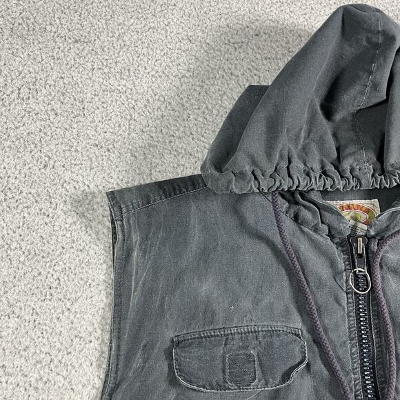Vintage Banana Republic Vest Mens XL Safari Hunting 80s Hooded Photographer - Picture 7 of 16